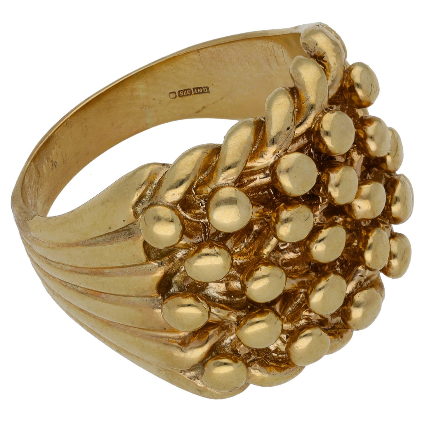 9ct Gold Keeper Ring Size Z