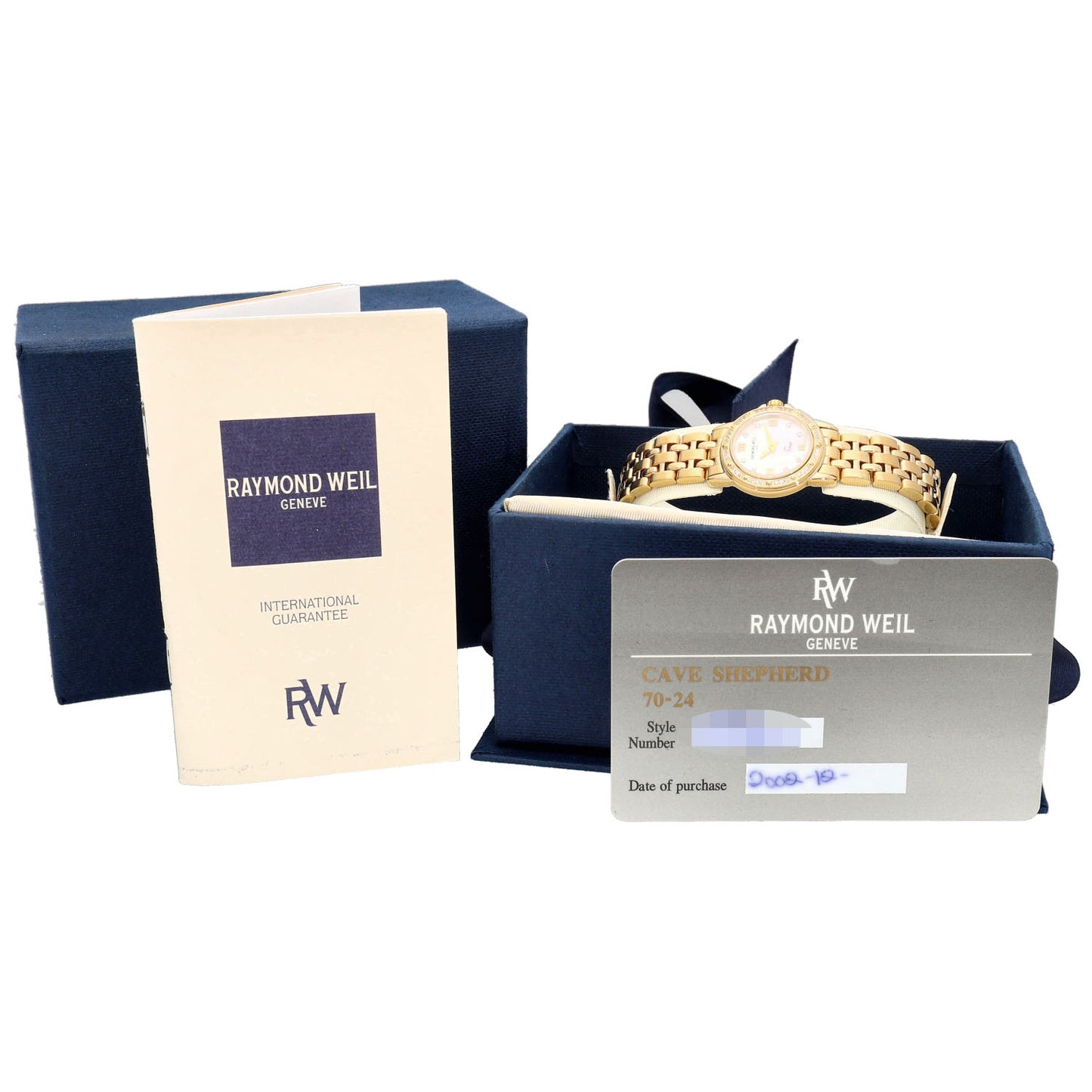 Raymond Weil Tango 5860 23mm Gold Plated Watch