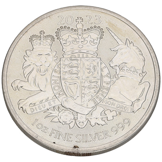 Fine Silver Royal Coat Of Arms 1 OZ Coin 2023