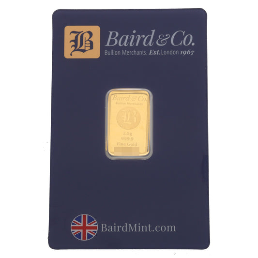 24ct 2.5g Gold Bar