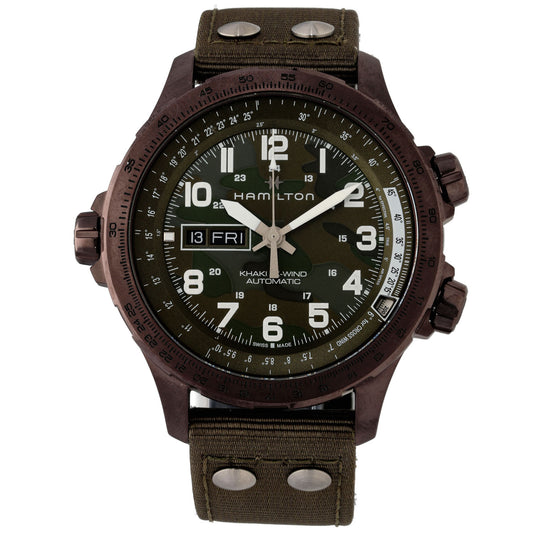 Hamilton Khaki Aviation X-Wind H777750 45mm PVD Stainless Steel Watch