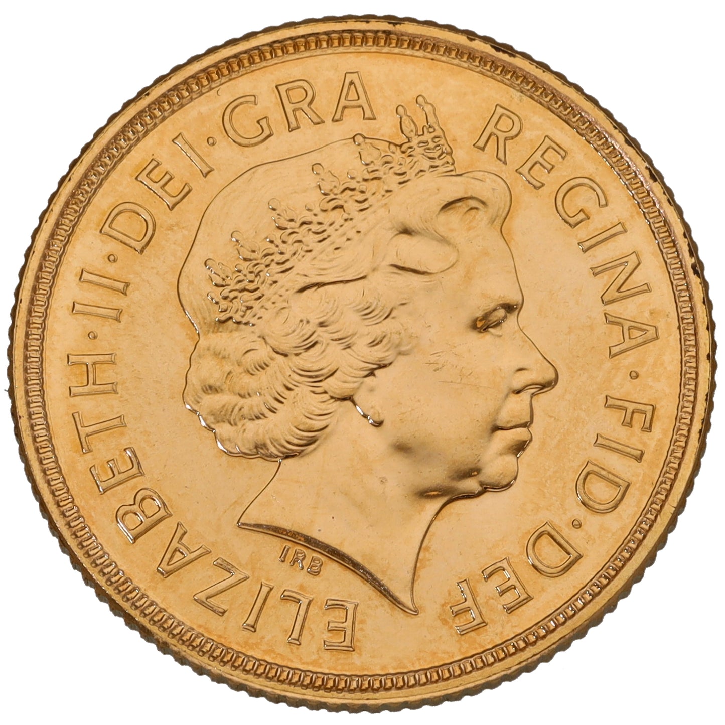 22ct Gold Queen Elizabeth II Full Sovereign Coin 2004