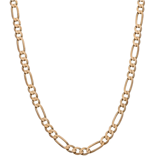 9ct Gold Double Curb Chain 20"
