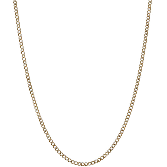 9ct Gold Double Curb Chain 24"