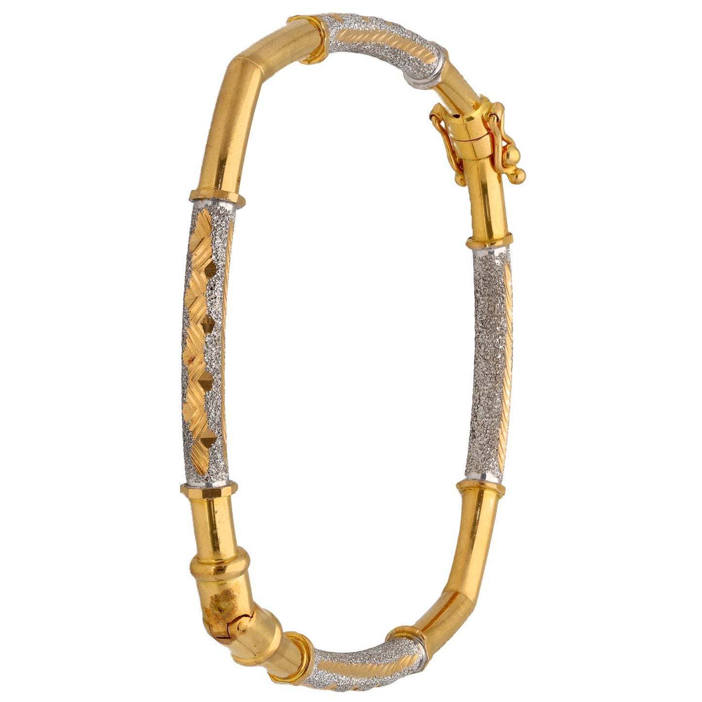 22ct Gold Hinged/Clasp Bangle