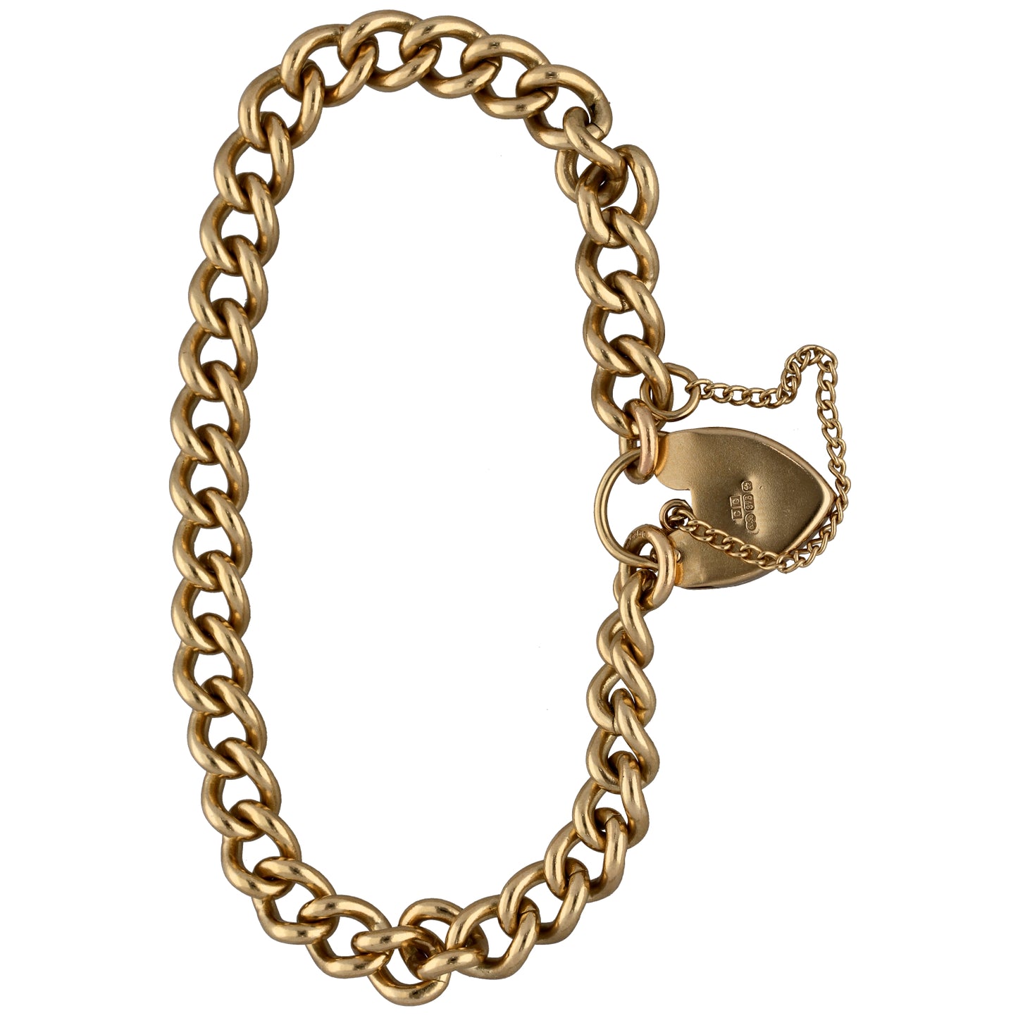 9ct Gold Gate Bracelet