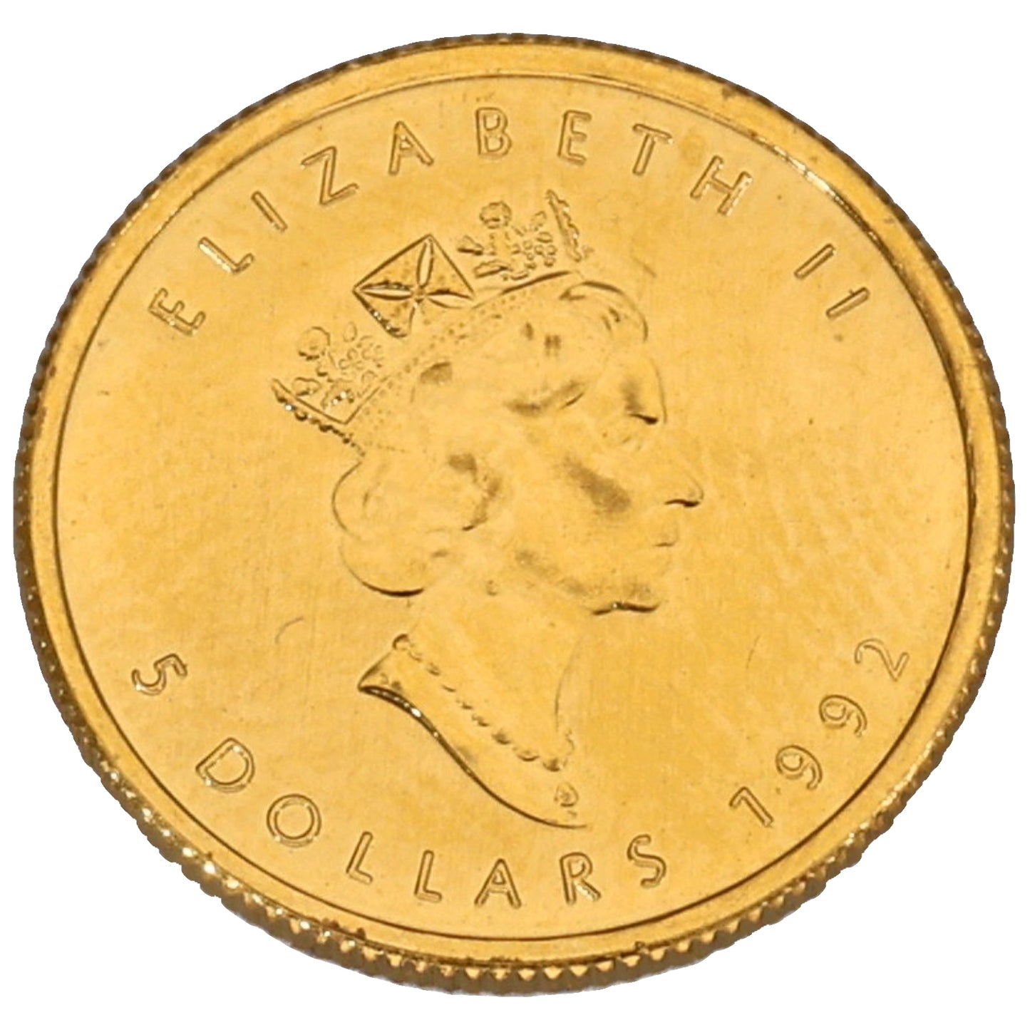 24ct Gold Canada Maple 1/10 OZ Coin 1992