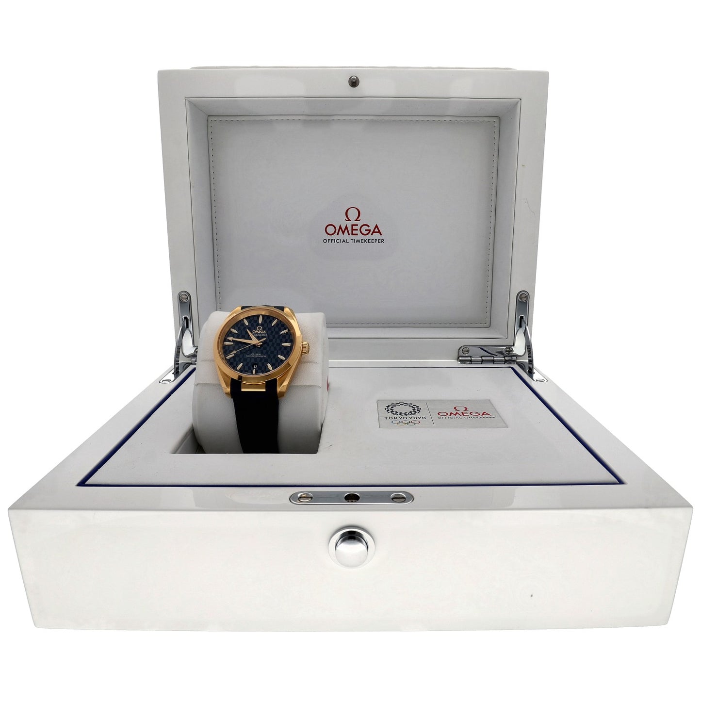 Omega Seamaster Aqua Terra Tokyo 2020 522.53.38.20.03.001 38mm Gold Watch