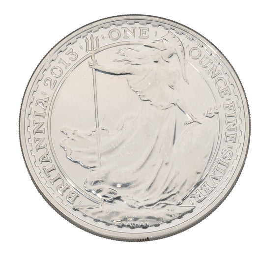 Fine Silver Queen Elizabeth II 1 OZ Britannia Coin 2013
