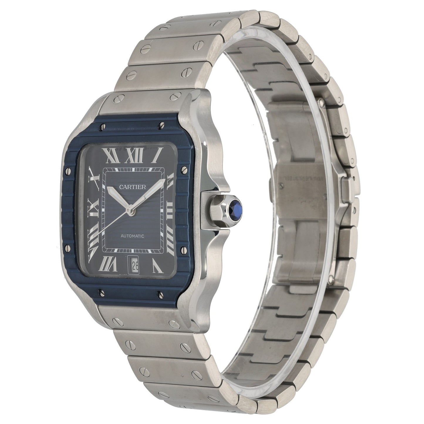 Cartier Santos WSSA0048 39.8mm Stainless Steel Watch