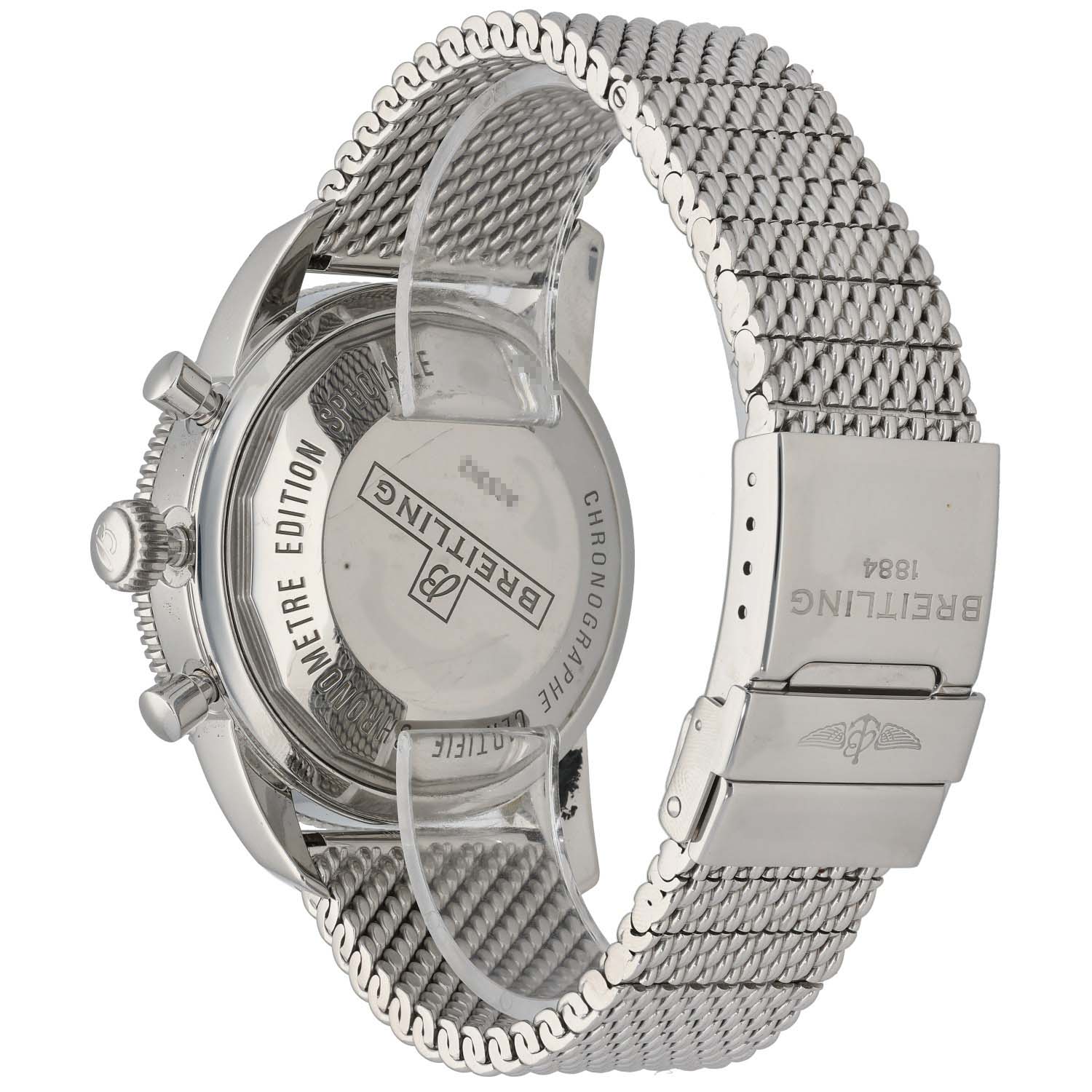Breitling Superocean Heritage II A13312, blue dial, rear angle image