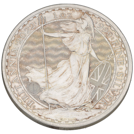 Fine Silver Queen Elizabeth II 1 OZ Britannia Coin 2022