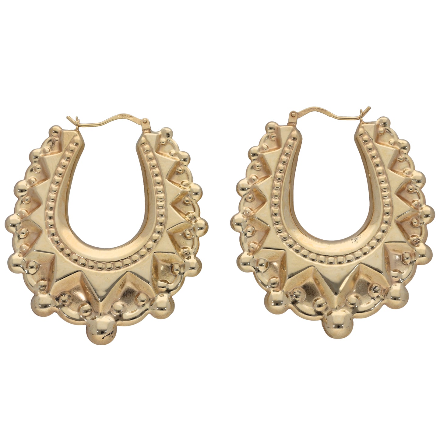 9ct Gold Creole Earrings