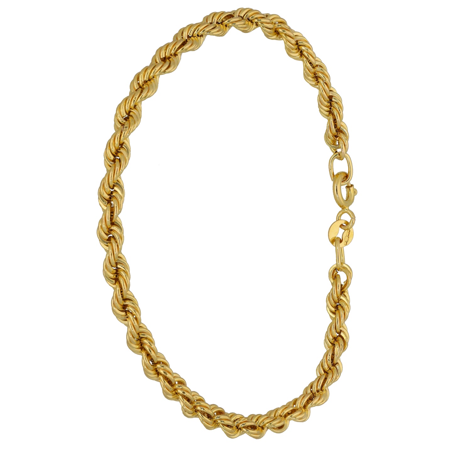 9ct Gold Rope Bracelet