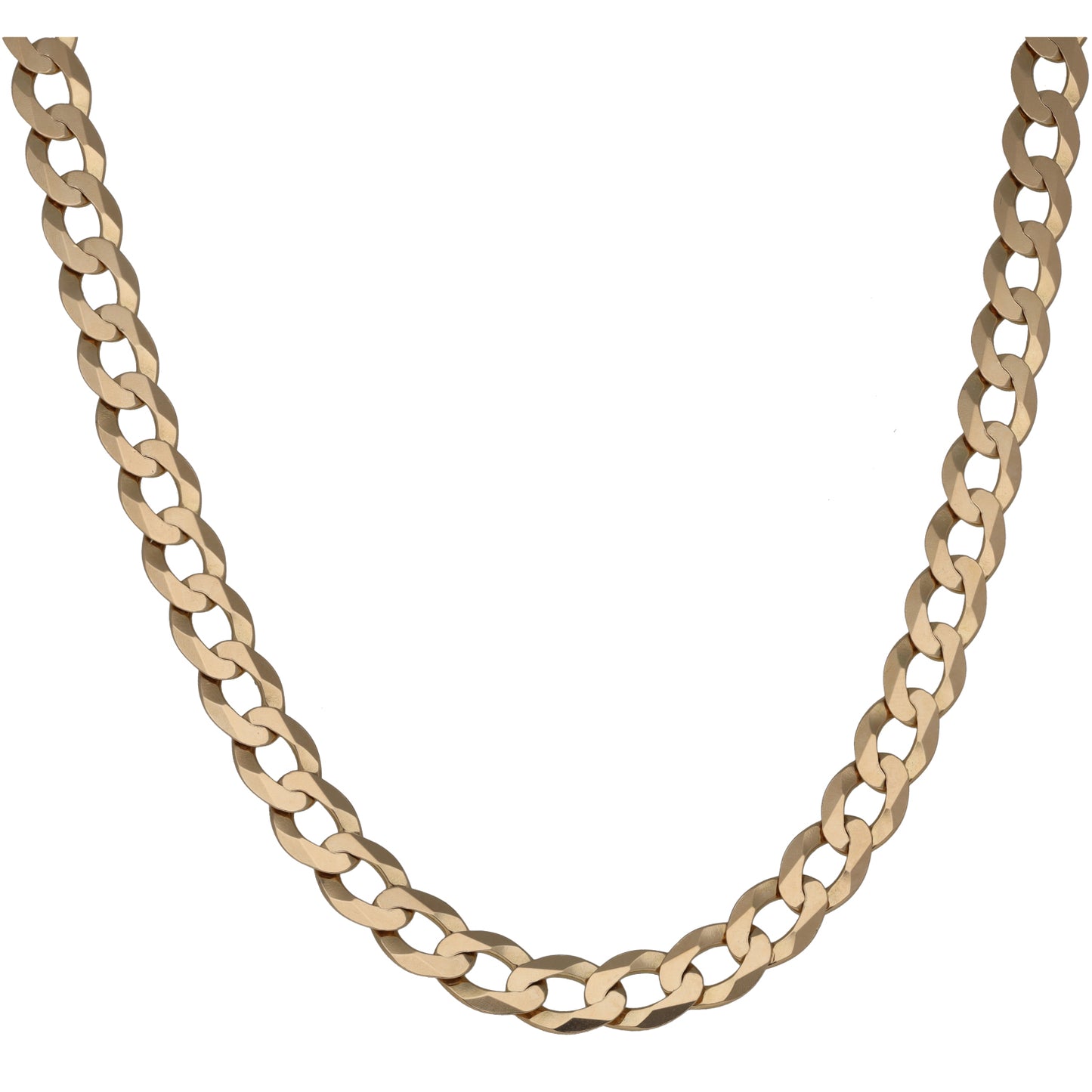 9ct Gold Curb Chain 24"