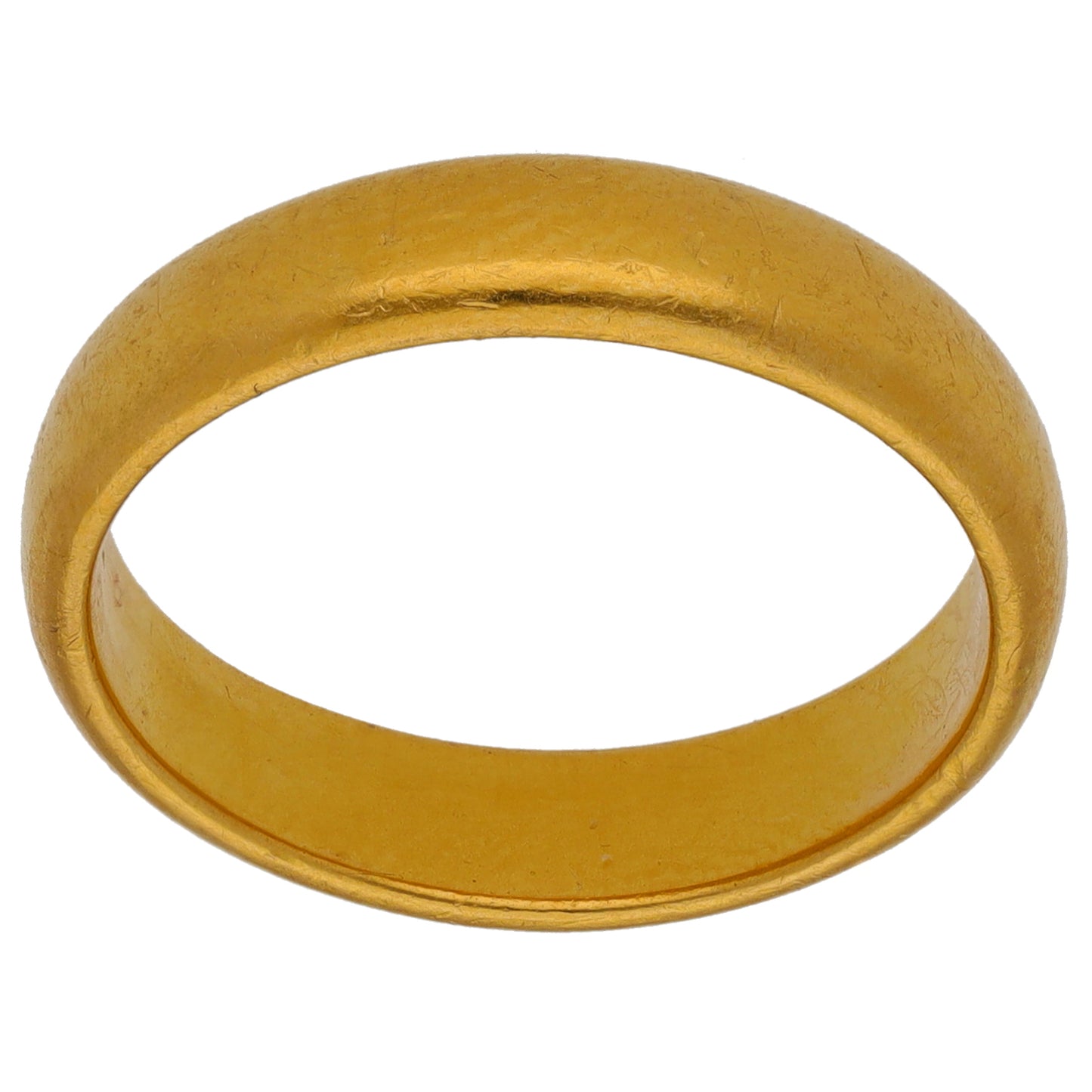 22ct Gold Plain Wedding Ring Size O