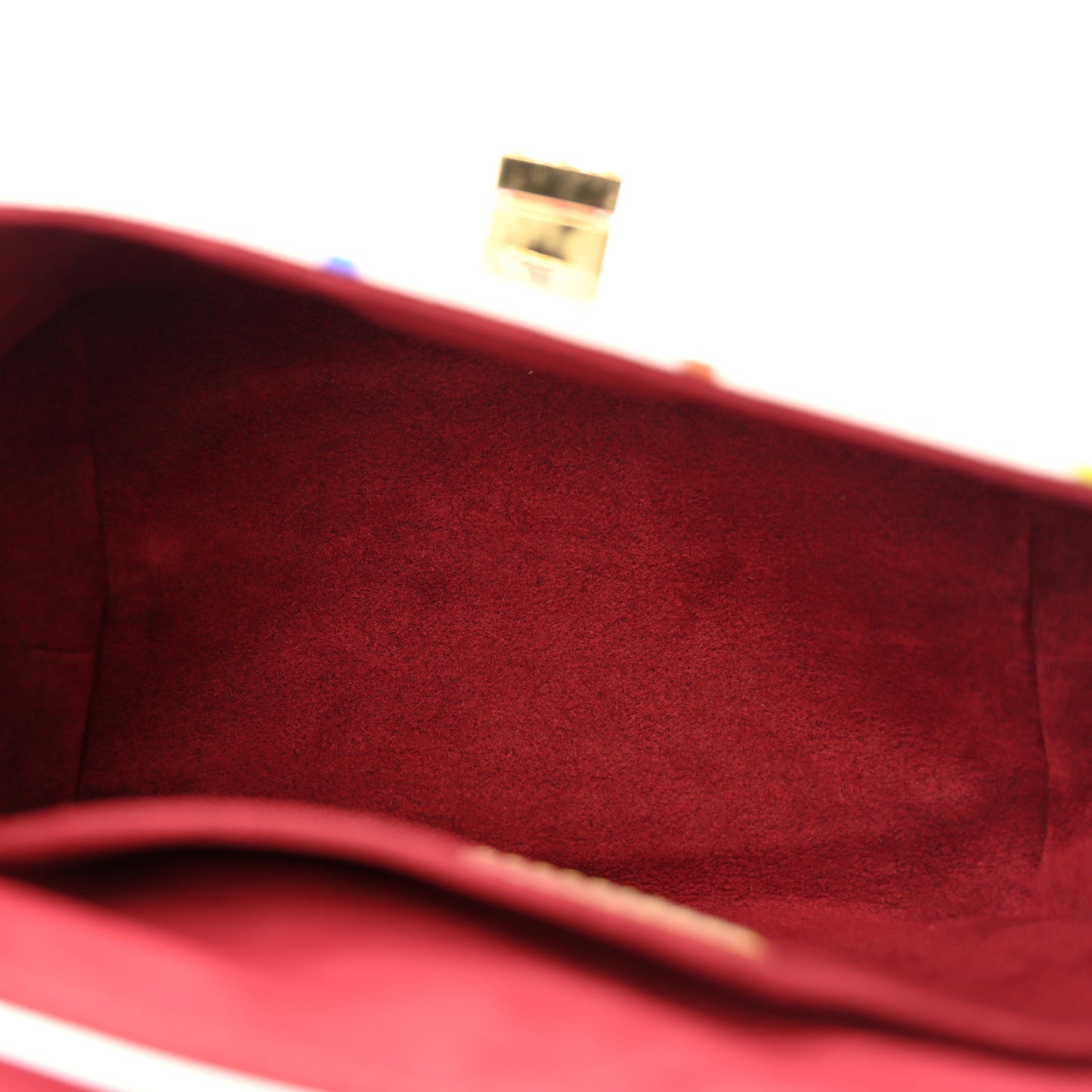 Louis Vuitton Patti-MM Monogram Multicolour Coated Canvas Bag - White