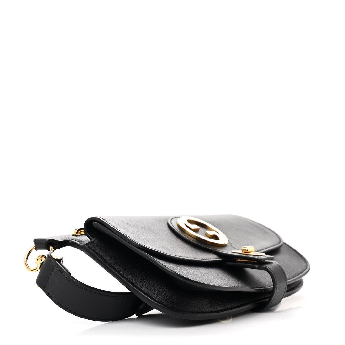 Gucci Blondie Belt Calfskin Leather Bag - Black