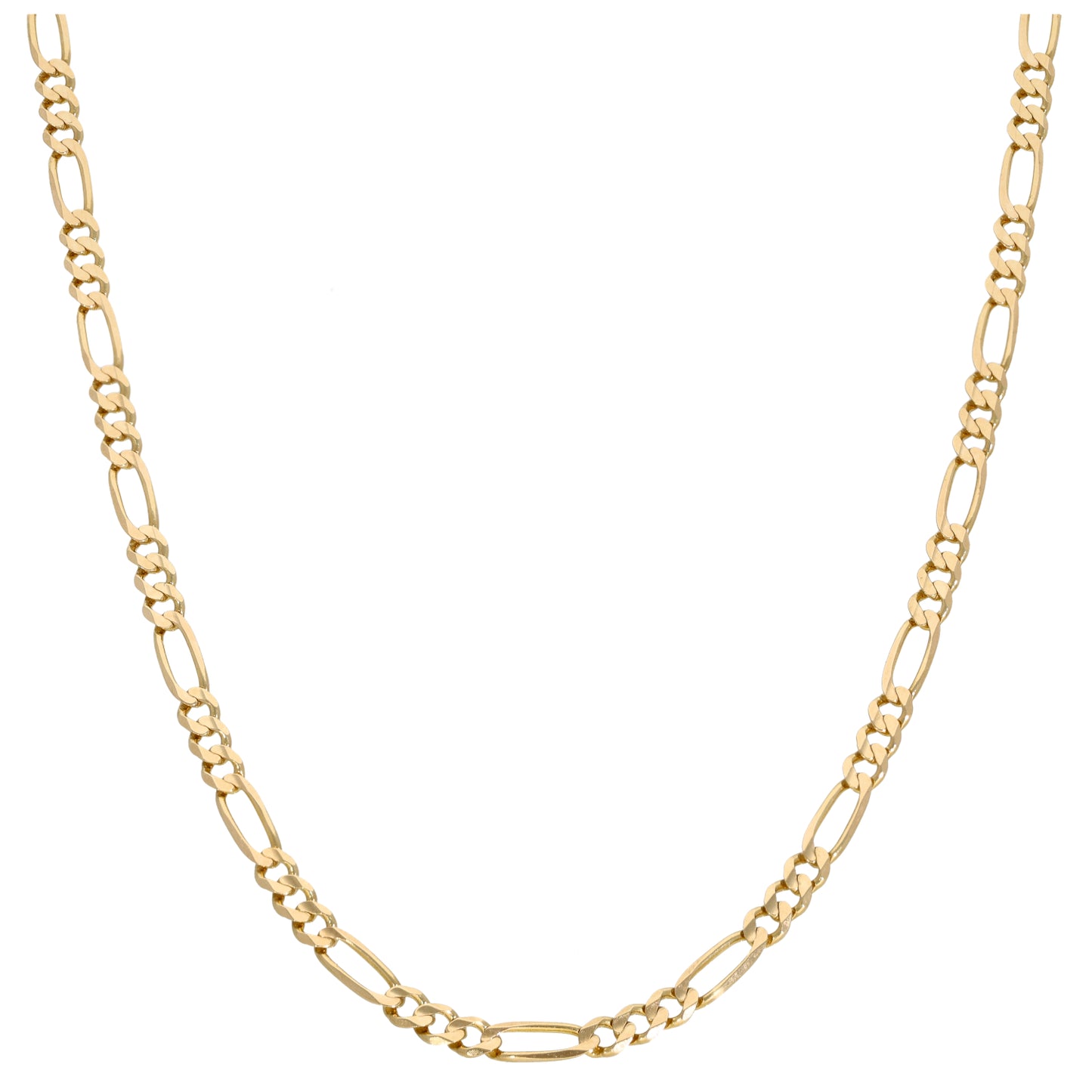 9ct Gold Figaro Chain 18"
