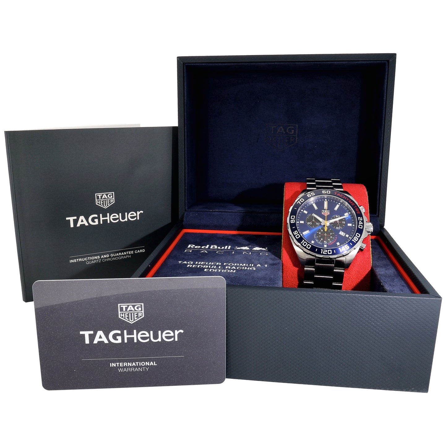 Tag Heuer Formula 1 Red Bull Racing CAZ101AK 43mm Stainless Steel Watch