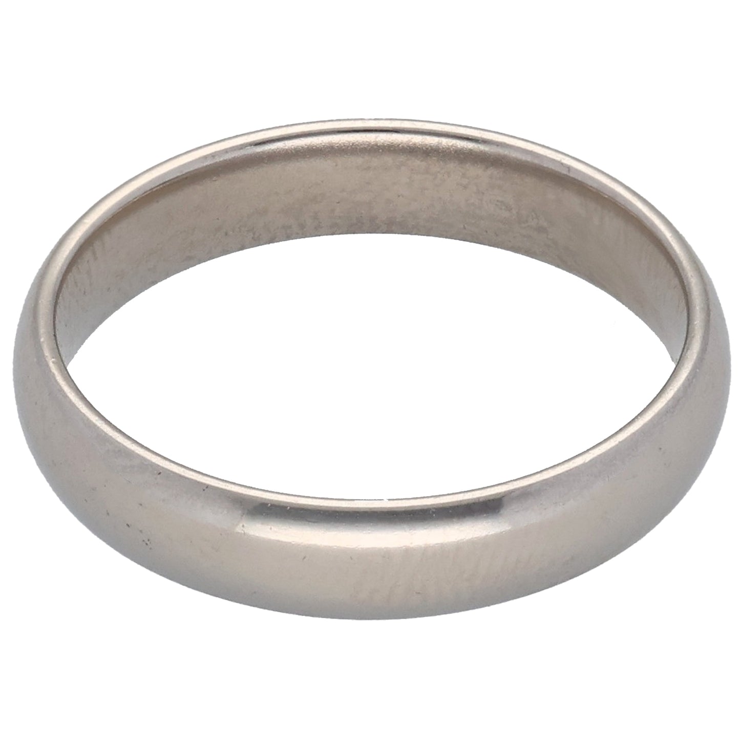 Platinum Plain Wedding Ring Size P