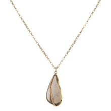 Load image into Gallery viewer, 9ct Gold Smoky Quartz Ladies Alternative Pendant With Chain
