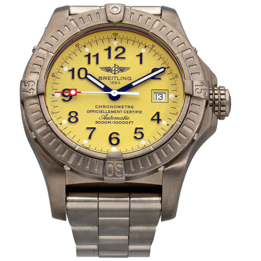 Breitling Avenger Seawolf E17370 44mm Titanium Watch