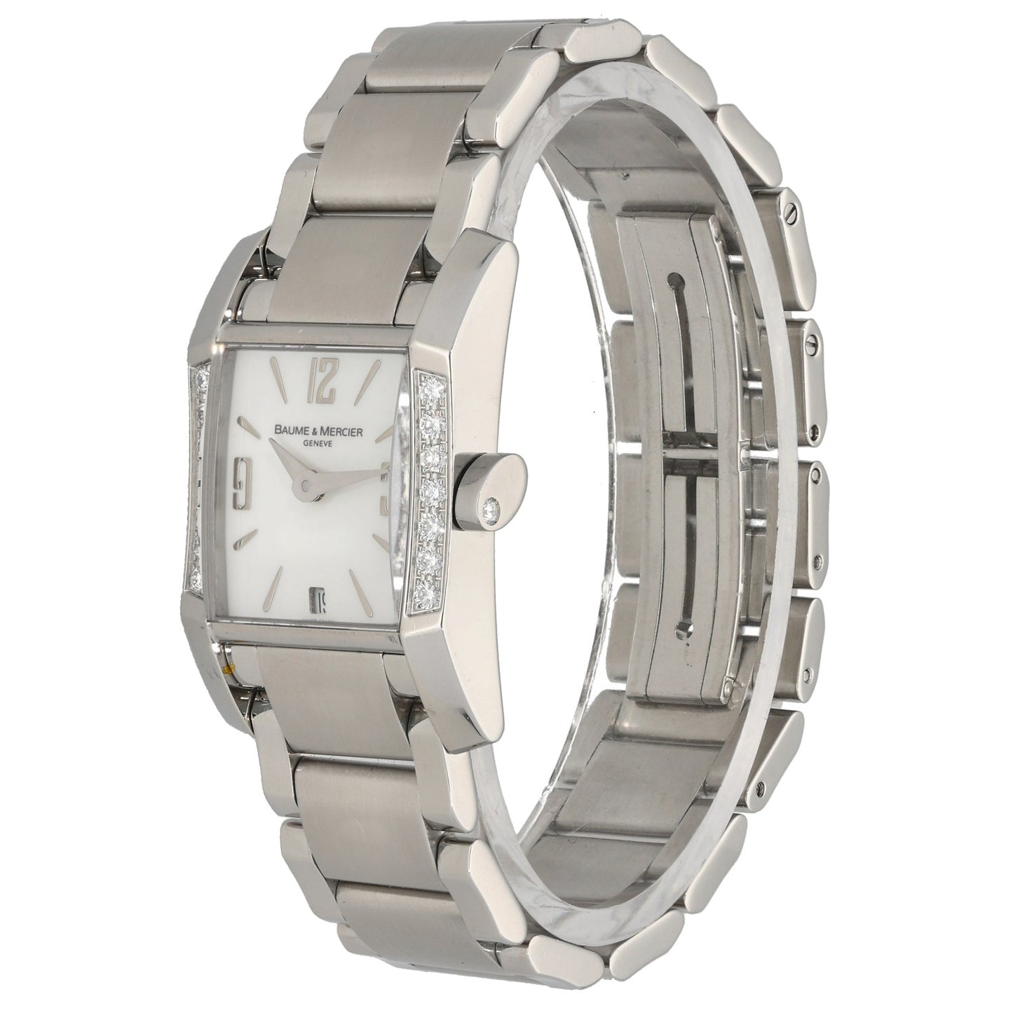 Baume Et Mercier Hampton 65516 22mm Stainless Steel Watch