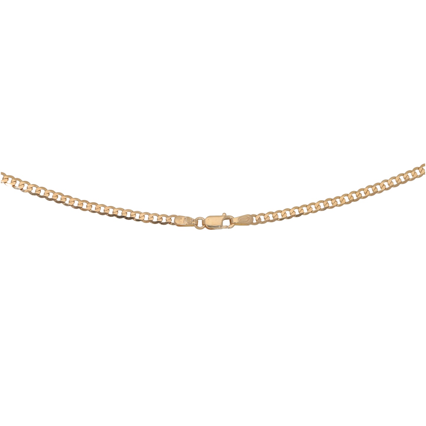 New 9ct Gold Curb Chain 18"
