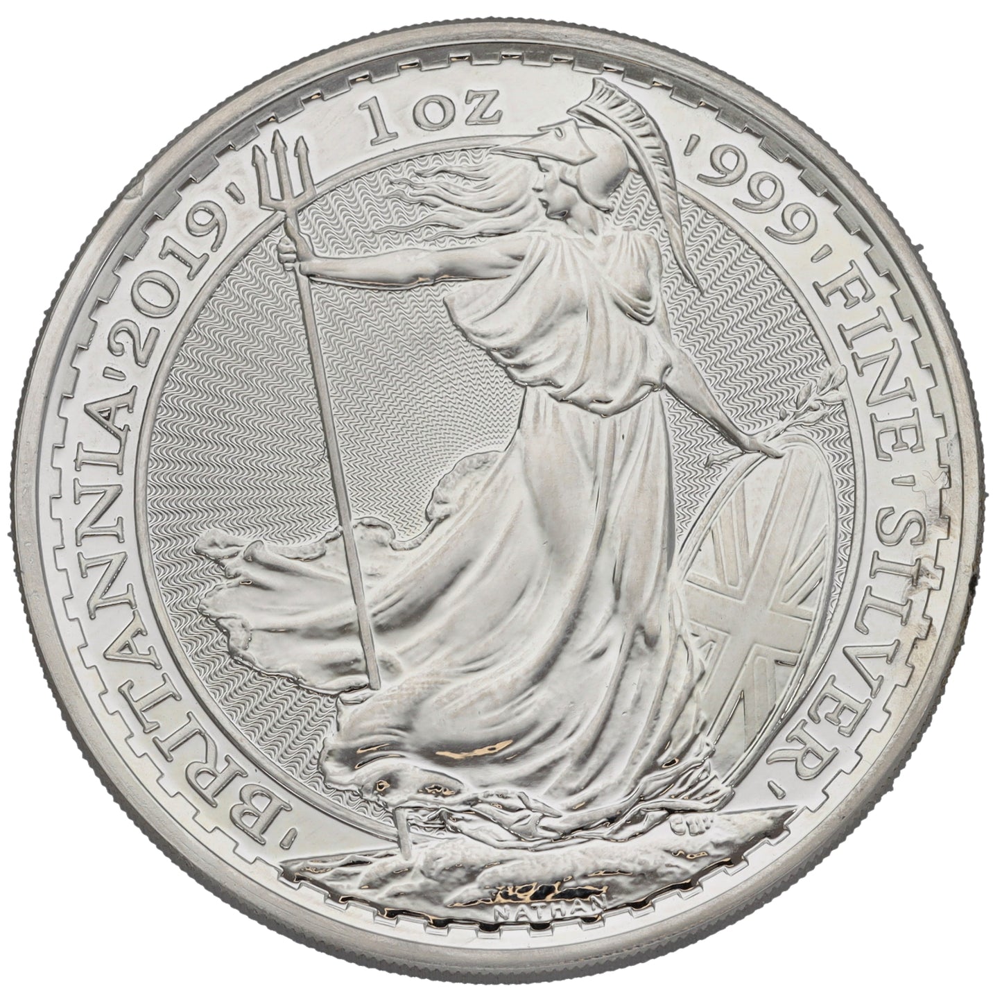 Fine Silver Queen Elizabeth II 1 OZ Britannia Coin 2019