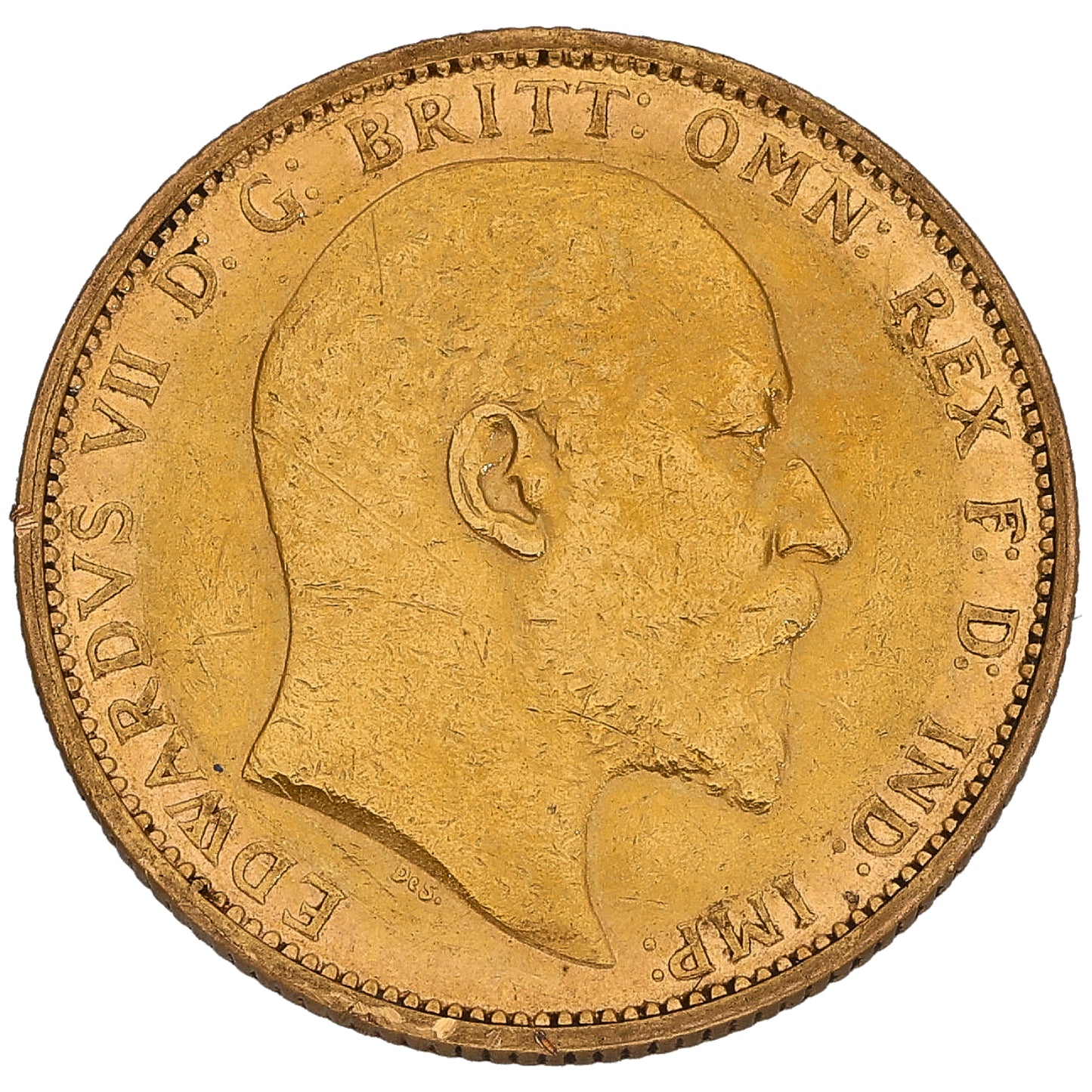 22ct Gold King Edward VII Full Sovereign Coin 1904