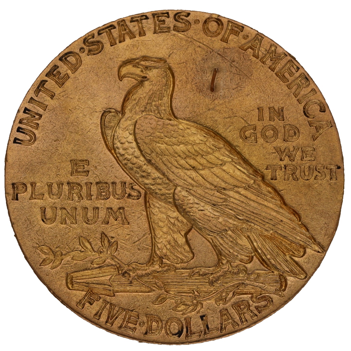 22ct Gold USA Eagle 1/4 OZ Coin 1911