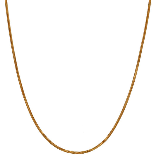 22ct Gold Snake Chain 22"