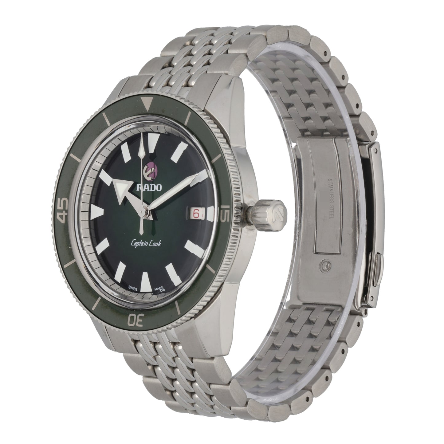 Rado Captain Cook 763.0505.3 42mm Stainless Steel Watch