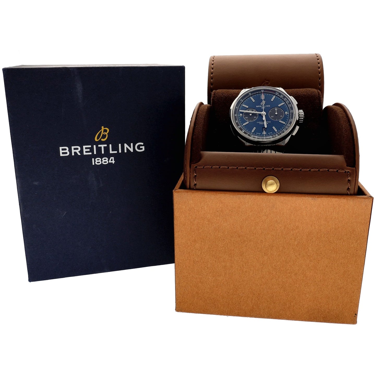 Breitling Premier B01 AB0118 42mm Stainless Steel Watch
