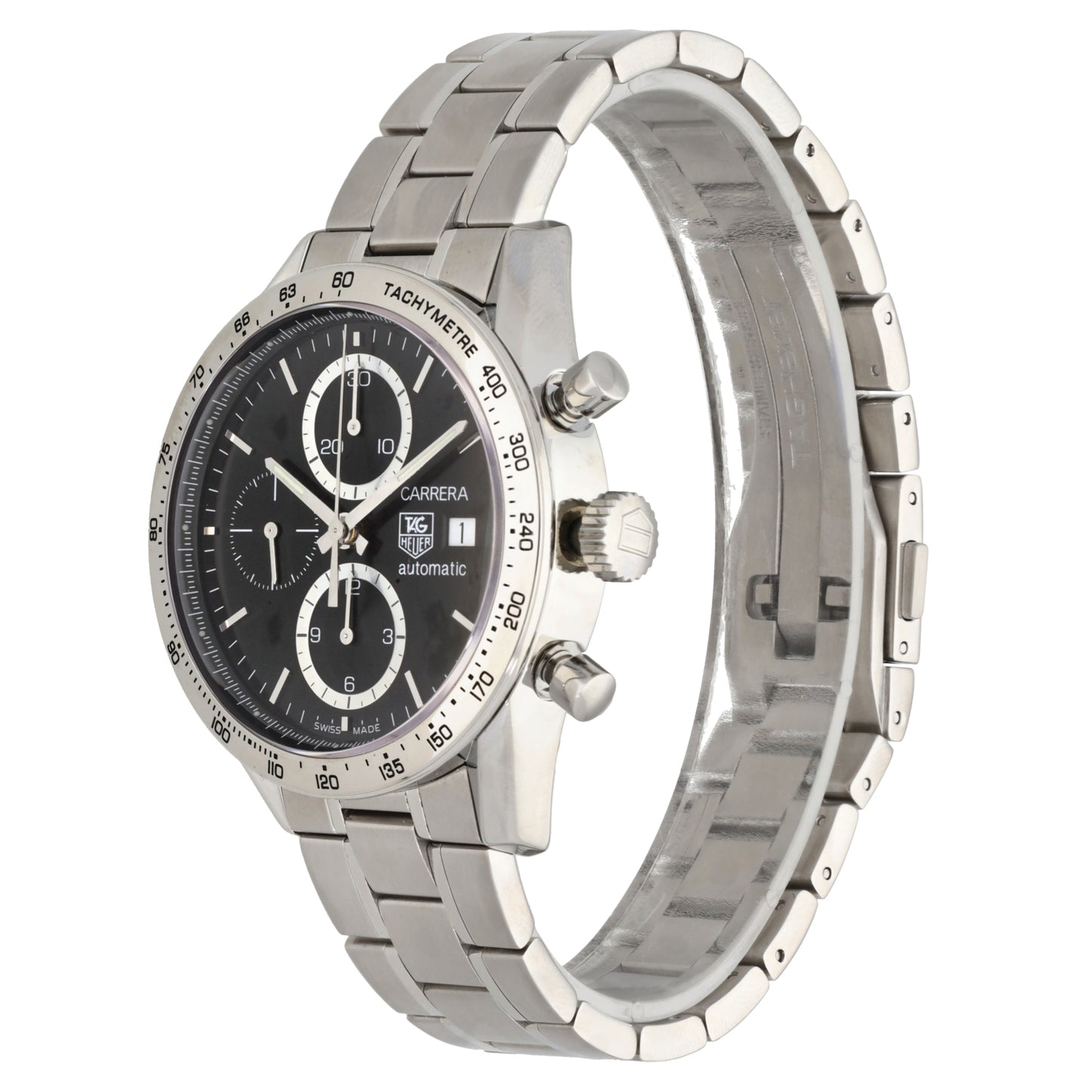 Tag Heuer Carrera CV2016-2 41mm Stainless Steel Watch