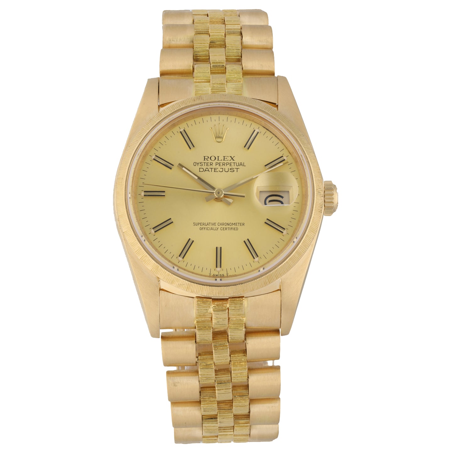 Rolex Datejust 16078 36mm Gold Watch