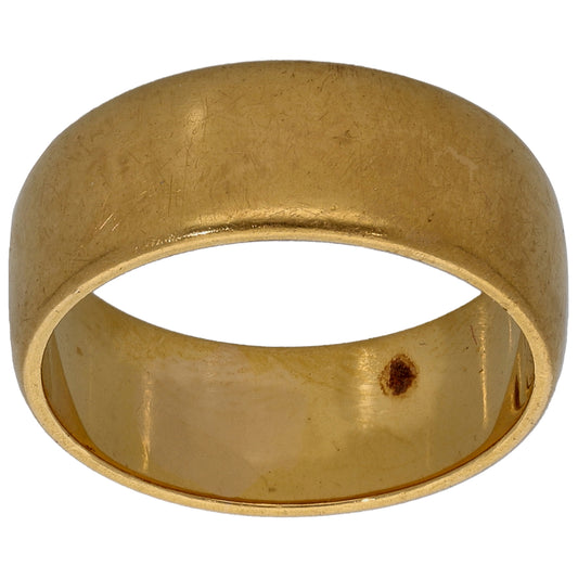 22ct Gold Plain Wedding Ring Size L