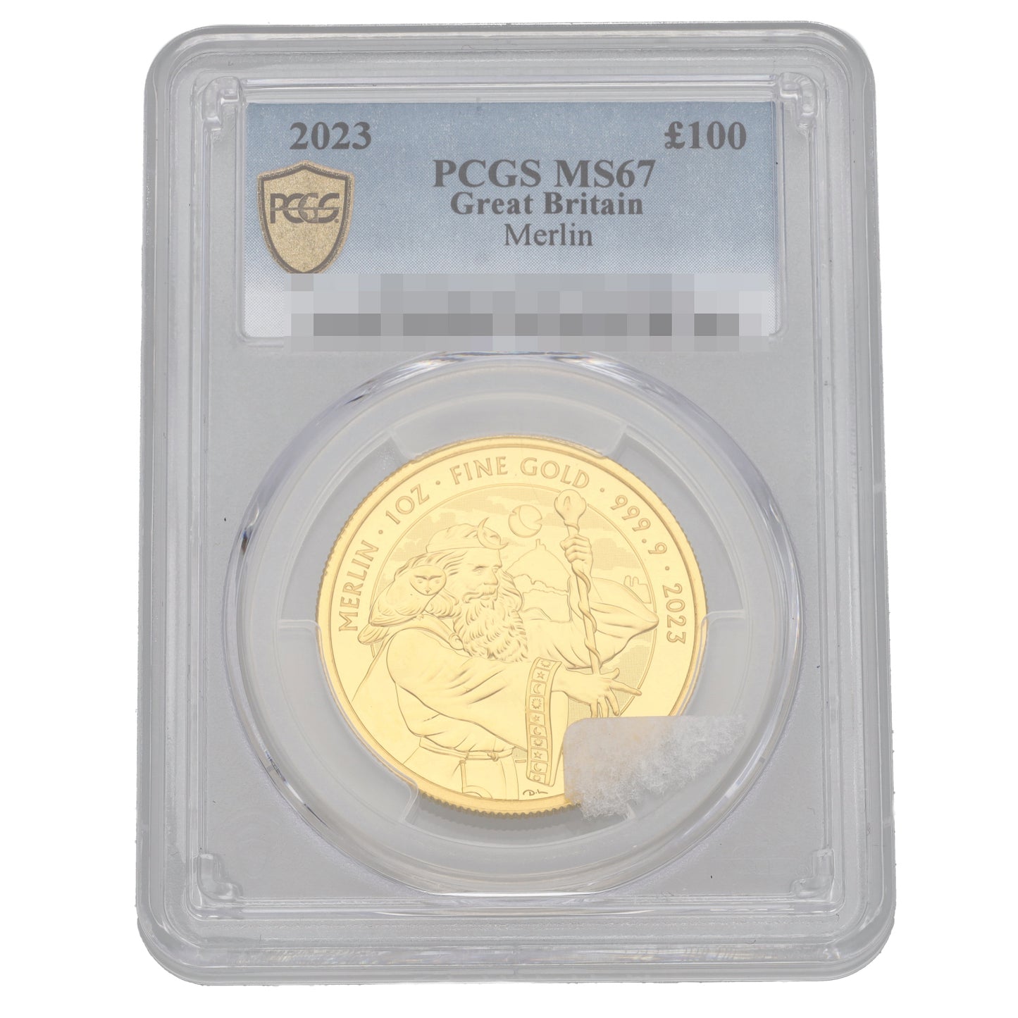 24ct Gold King Charles III Merlin 1 OZ Coin 2023