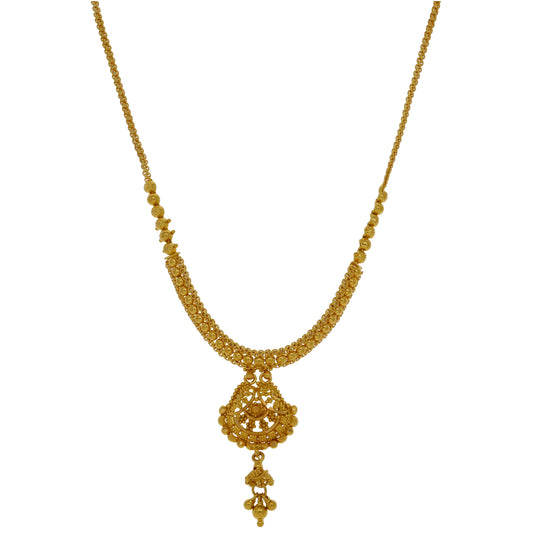 22ct Gold Fancy Necklace 16"