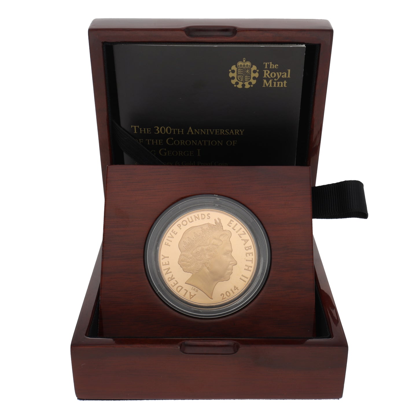 22ct Gold The 300th Anniversary Of The Coronation Of King George I Five Pounds Coin 2014