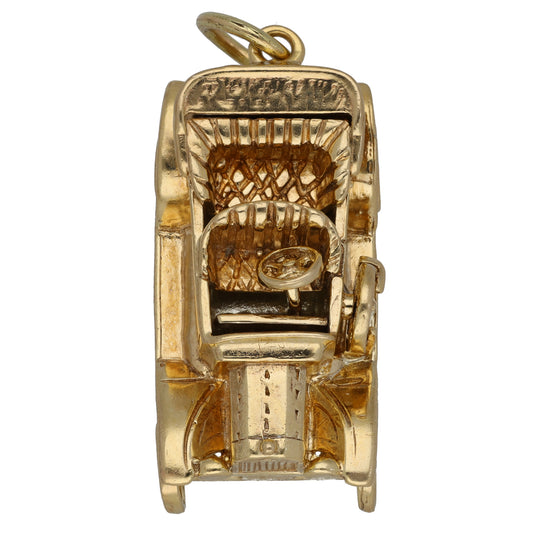 9ct Gold Car Pendant