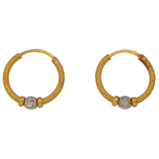 22ct Gold Hoop Earrings