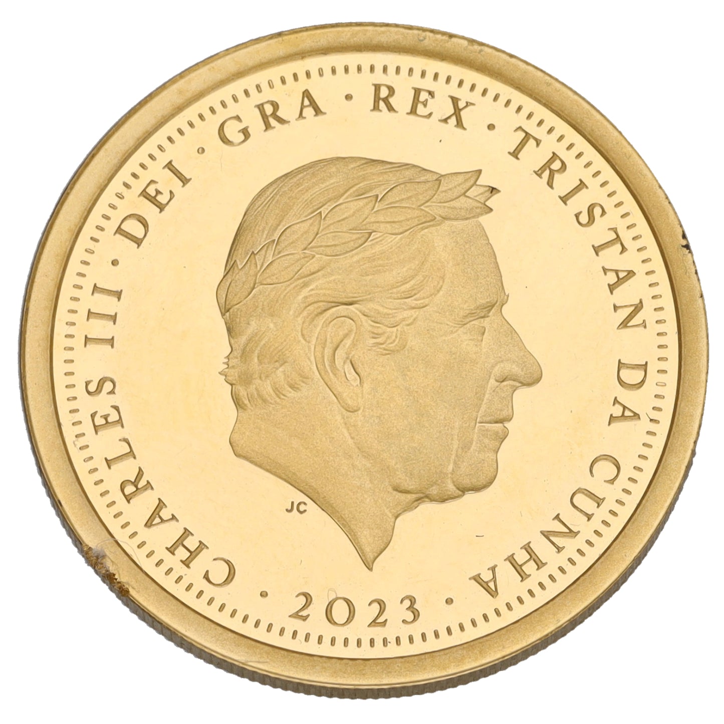 22ct Gold King Charles III One Laurel Coin 2023