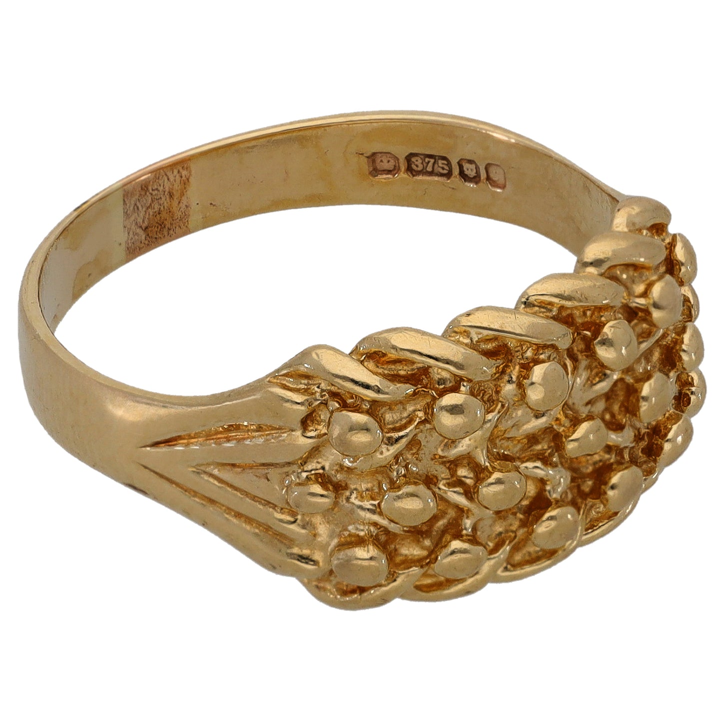 9ct Gold Keeper Ring Size S