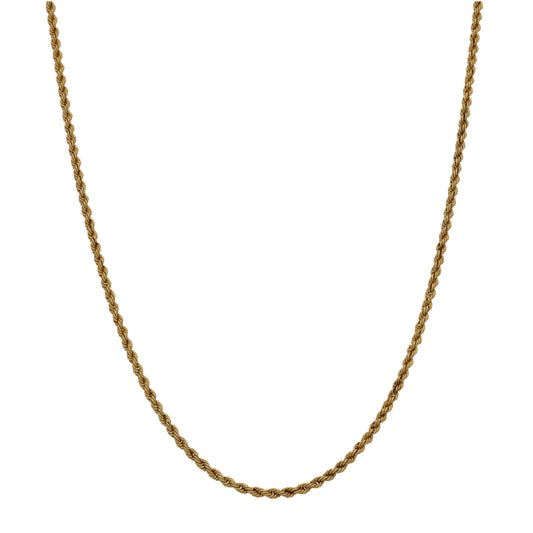 9ct Gold Rope Chain 16"