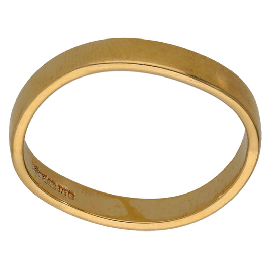 9ct Gold Alternative Ring Size P