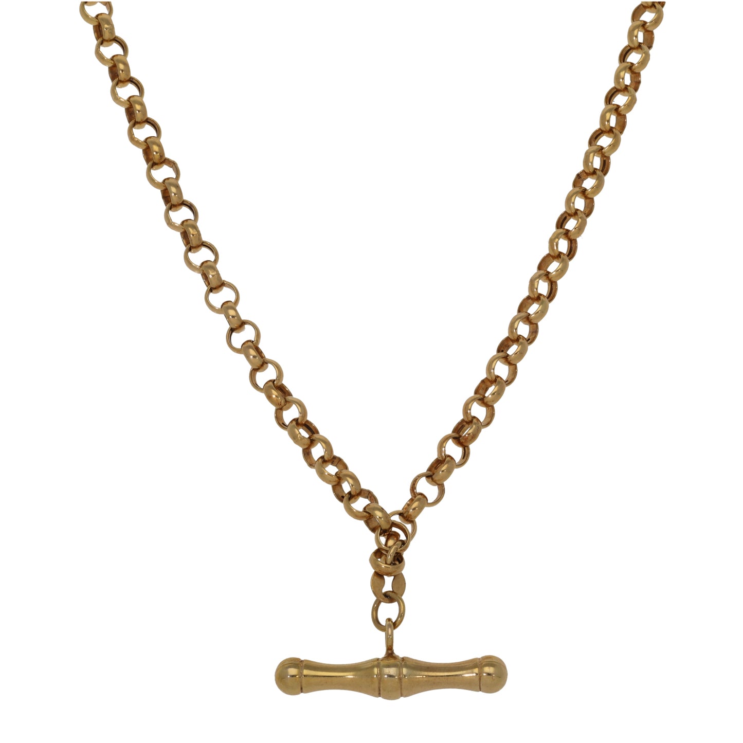 9ct Gold Belcher Chain 18"