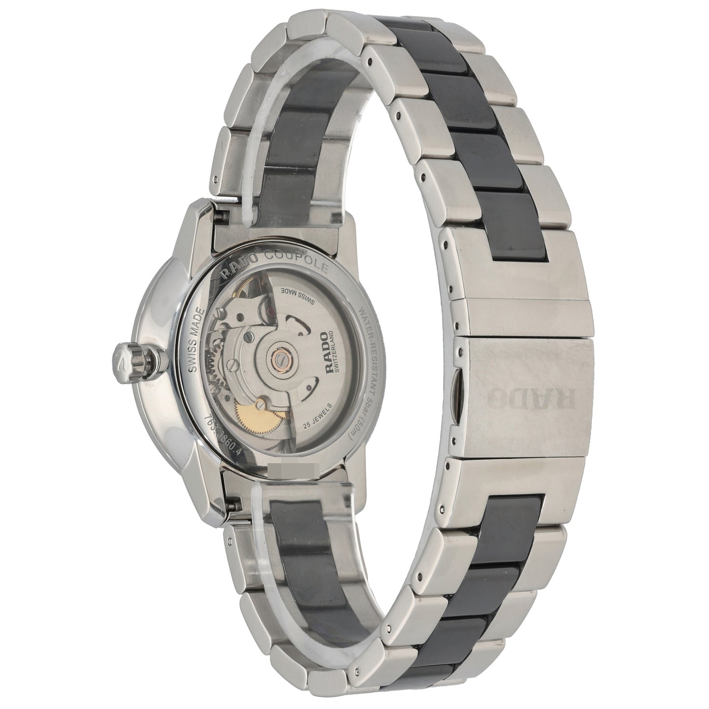 Rado Coupole 763.3860.4 38mm Stainless Steel Watch
