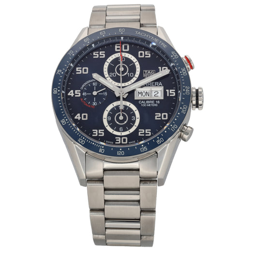 Tag Heuer Carrera CV2A1V 43mm Stainless Steel Watch